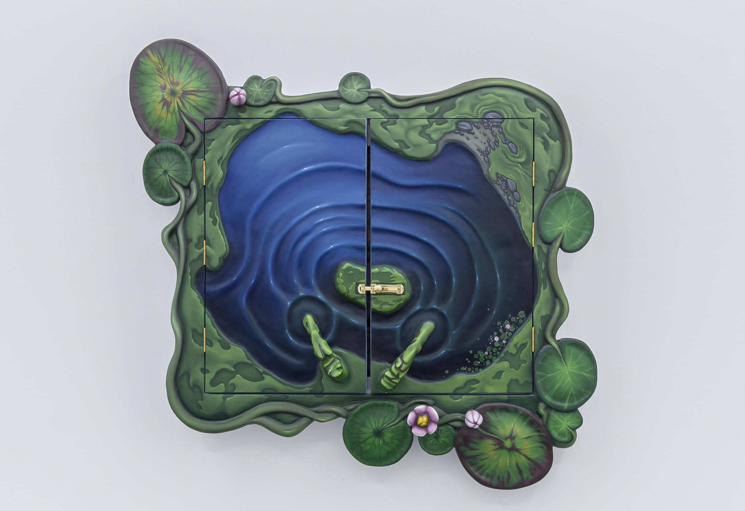 Verk som del av prosjektet Hvileåret: To komposttønner, ei for kroppen og ei for sjela.